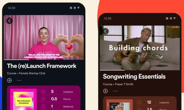 Spotify se adentra en el mundo educativo con cursos basados en vídeo
